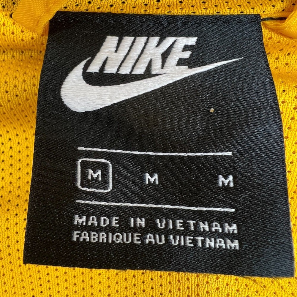 NIKE SPORTSWEAR WINDRUNNER JACKET Men Size M Gold/Blue Void/Magic Ember - Picture 7 of 10